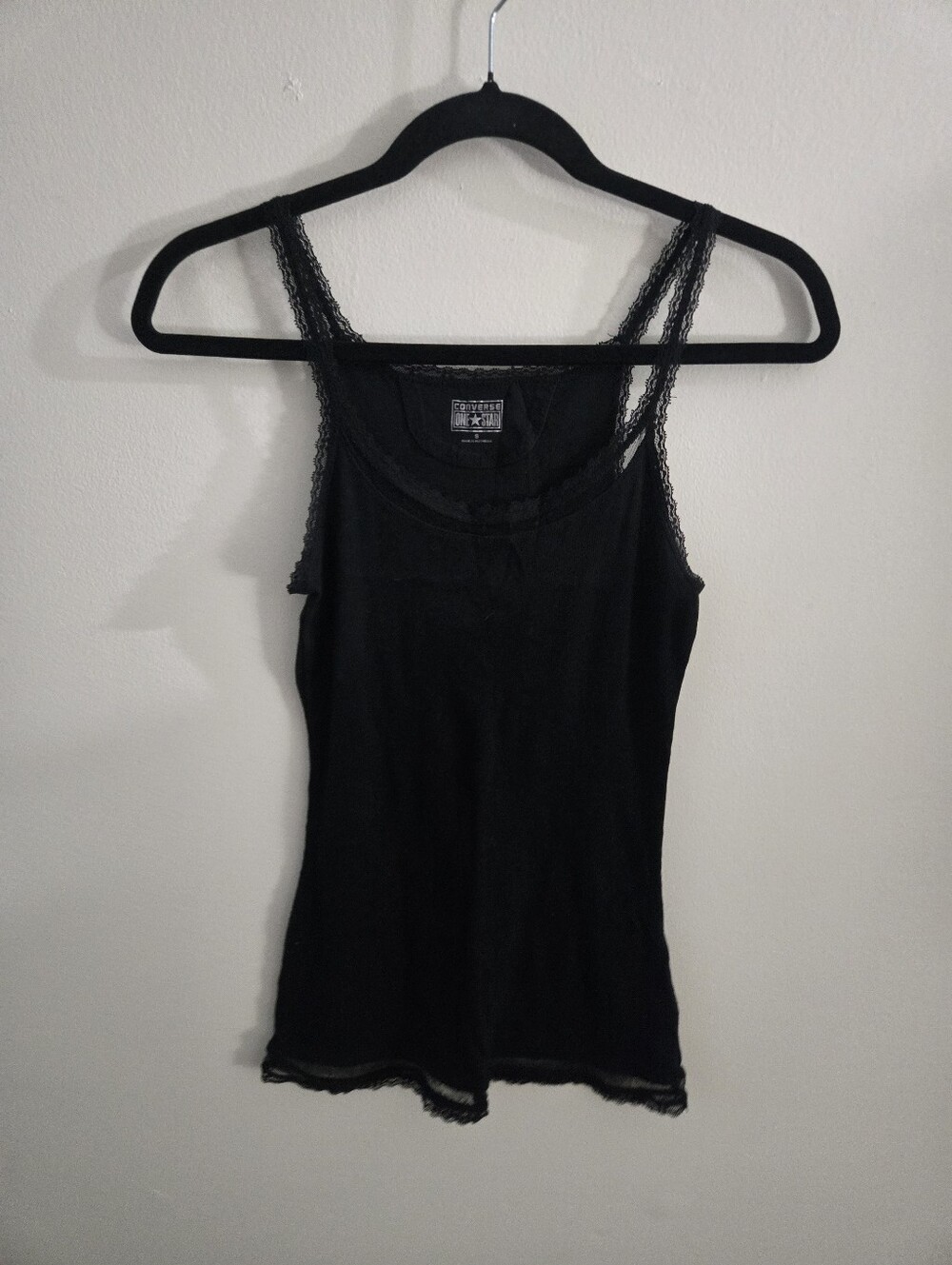 Black Converse tank top